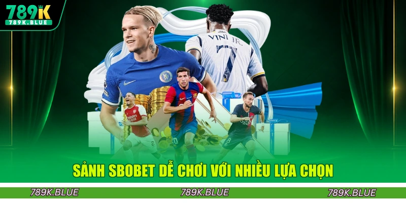 Sảnh Sbobet dễ chơi với nhiều lựa chọn